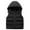 Black, variant on Krdevn Boys Down Vest Winter Warm Insulated Padded Sleeveless Jacket with Hood for Kids Outdoor Activities,Fall Clothes,Size:13-14 Years