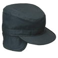 thumbnail image 2 of Rothco G.I. Casquettes de Combat avec Rabats - Noir, 7 1/2, 2 of 2