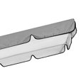 thumbnail image 2 of Waterproof Swing Canopy Awning Kit Outdoor Garden Swing Chair Cover Gray, 2 of 9
