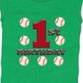 thumbnail image 4 of Inktastic First Birthday Baseball Boys Baby Bodysuit, 4 of 5