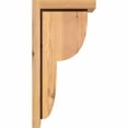 thumbnail image 3 of 5 1/2"W x 8"D x 16"H Crestline Smooth Corbel w/Backplate, Western Red Cedar, 3 of 9