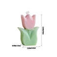 thumbnail image 3 of Handmade Tulip Scented Candles for Aromatherapy - DIY Floral Gifts & Home Decor, 3 of 6