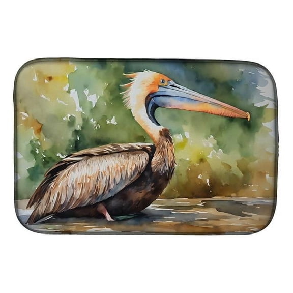 21 x 14 in. Unisex Pelican Dish Drying Mat