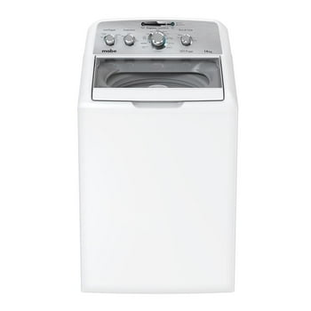 Lavadora Mabe 19 kg Tapa de Cristal Blanco