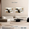 thumbnail image 4 of Elephant Stock Beige Chaotic Streaks I Wall Art - Horizontal Canvas Wall Art - Living Room Wall Decor - Abstract Canvas - Black And White Decor - 51" x 34", 4 of 8