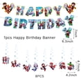 thumbnail image 3 of Spidey Birthday Party Supplies, Spidey Party Decorations and Tableware Set Includes Banner Hanging Swirls Paper Plates Napkins and Tablecloth, 3 of 4
