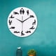 thumbnail image 5 of Reloj de pared de la posturalele de la diversión , reloj de la etiqueta engomada de del creativo, 5 of 8