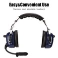 thumbnail image 3 of Ccdes Pilot Headset, Dual Plug Aviation Headphone,General Aviation Headset, Dual Plug Pilot Headphone, 3.5mm Noise Reduction Headset for Pilots, 3 of 7