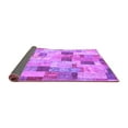 thumbnail image 2 of Ahgly Company Indoor Rectangle Patchwork Purple Transitional Area Rugs, 7' x 10', 2 of 4