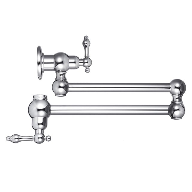 Antique Kitchen Bathroom Bronze Pot Filler Fold Swing Arm Rotatable Wall Mount Faucet Tap,Kitchen Faucet