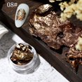 thumbnail image 1 of Lentejuelas de papel de aluminio para uñas, copos de brillo irregulares dorados y plateados, polvo cromado para manicura, decoraciones de invierno Tan Jianjun unisex, 1 of 2