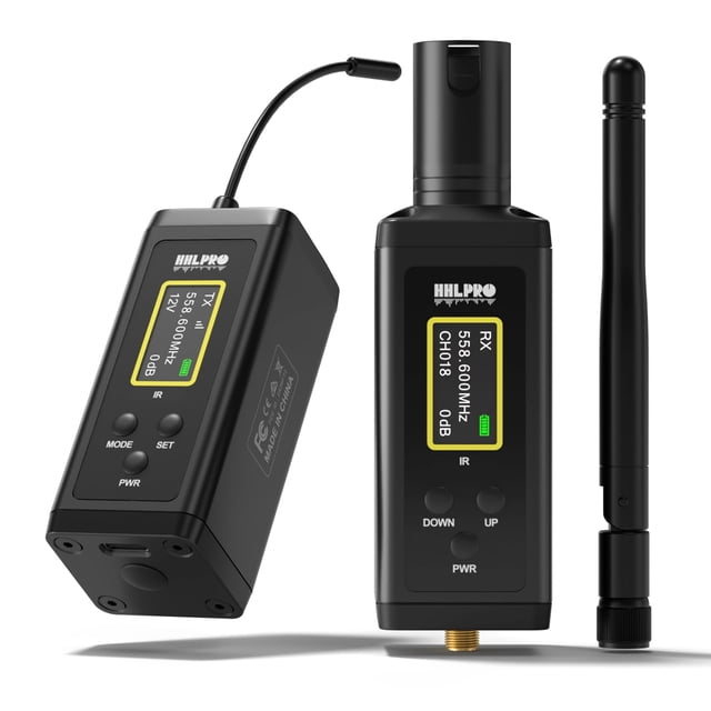 Sistema de guitarra inalámbrico HHLPRO UHF con antena de 260 pies de alcance