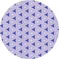 thumbnail image 1 of Ahgly Company Indoor Round Patterned Crocus Purple Area Rugs, 8' Round, 1 of 6