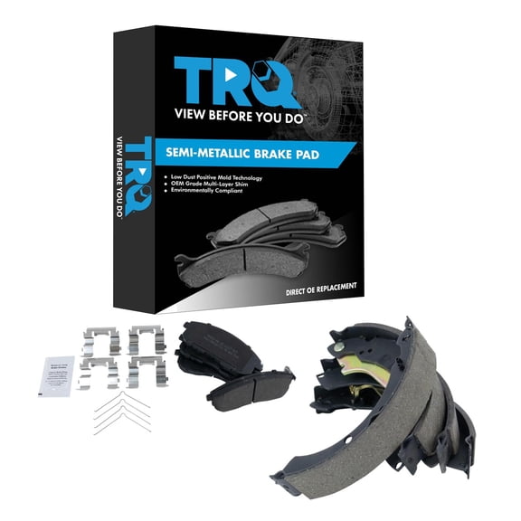 TRQ Front Brake Pads Semi Metallic Fits 1999-2001 Nissan Altima