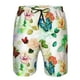 thumbnail image 3 of Balery Floral Vintage Traje de Baño Estilo Hawaiano para Hombre, Shorts de Secado Rápido con Bolsillos-Small, 3 of 6