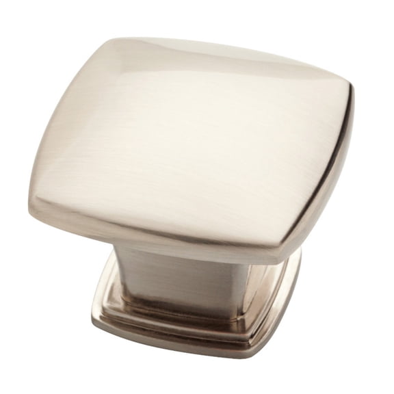 Franklin Brass 1-1/5" Soft Square Knob in Satin Nickel, 10-Pack