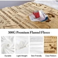 thumbnail image 3 of LHSHID 25th Anniversary Blanket Gifts Gift for 25th Wedding Anniversary 25 Years of Marriage Gift for Ruby Wedding Anniversary for Couple Yess Wife Husband Dad Mom Back Throw Blanket 60x80in, 3 of 6