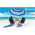 thumbnail image 5 of AMMSUN 7ft Heavy Duty High Wind Beach Umbrella Parasols with sand anchor & Tilt Sun Shelter, UV 50+ Protection Outdoor Sunshade Umbrellas Carry Bag for Patio Garden Pool Backyard Multicolor, 5 of 10
