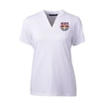 thumbnail image 2 of Women's-Cutter & Buck  White New York Red Bulls Forge Heather Stretch Blade Top, 2 of 3