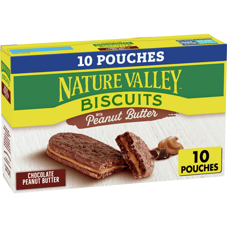 Nature Valley Chocolate Peanut Butter Biscuit Sandwiches 10 ct