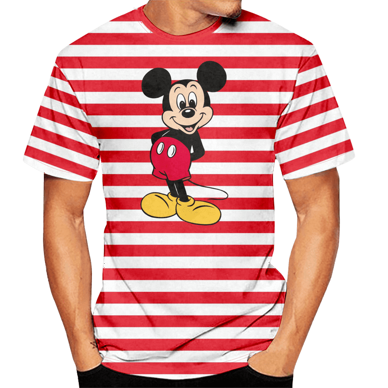 Pocket Size Mickey Outline Adult Unisex T Shirt Disney Trip Matching Shirts Mickey  Mouse T Shirt 