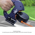 thumbnail image 3 of Dual Dog Retractable Leash, 360 Swivel Nylon Rope Pet Walking Leash One Handed Brake Reflective Walking Leash for 2 Medium Small Dogs, 3 of 7