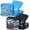 Blue/Black Dream Team Mean Team, variant on Play Platoon Competition Cornhole Bags Set of 8, Regulation Professional Weight Double Sided Slick and Sticky Defense Dot Pro Corn Hole Bean Bags, Composite Resin Pellets - Dream Team Mean Team Print