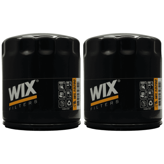 WIX WL10290 Spin-On Oil Filter, Built for Synthetic & High Mileage Oil (Pack of 2)