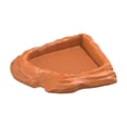 thumbnail image 1 of Bebedero para tortugas, alimento para reptiles, adorno para acuario, decoración de hábitat, agua para tortugas Marrón, 1 of 9