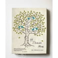 thumbnail image 3 of MuralMax Personalized Family Tree Canvas Wall Art - Wedding Bridal Shower Decor Gifts For Friends - Milestone Quote With Custom Name & Date - Unique Bride & Groom Presents - Ivory - Size 16x20, 3 of 6