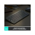 thumbnail image 5 of Logitech MX Keys Mini Minimalist Wireless Illuminated Keyboard, Compact, Bluetooth, Backlit, USB-C, Compatible with Apple macOS, iOS, Windows, Linux, Android, Metal Build - BLACK, 5 of 6