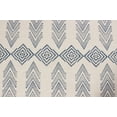 thumbnail image 5 of Casavani Geometric Flat Weave Bedroom Carpet,Blue 4x12 feet, 5 of 6