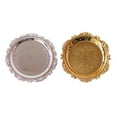 thumbnail image 1 of 2 PCS Acero inoxidable Alimentos Servir bandejas Alimentos Placas de Postre Fruta Placas, 1 of 5