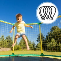 Niceauty 5Pcs Trampoline Replacement Bungee Cord Black Durable Outdoor Elastic Rope