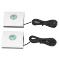 thumbnail image 3 of 2 Way Voice Intercom Doorbell Smart Wireless Talk Long Distance Loud Clear for Home Office Security White, 3 of 5