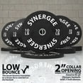thumbnail image 2 of Synergee Bumper Plates Strength Conditioning Workouts Weightlifting, 2 of 7