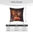 thumbnail image 4 of Kll Butterfly Sitting On A Flower Decorative Throw Pillow Covers Velvet Soft For Couch Sofa Bedroom Living Room Outdoor -20"X20", 4 of 8