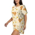 thumbnail image 2 of Xecao Squirrel And Leaves print Swimsuit for women, Summer-ready, sporty style.Quick-dry fabric. Many sizes & colors., 2 of 9