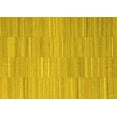 thumbnail image 1 of Ahgly Company Machine Washable Indoor Rectangle Abstract Yellow Contemporary Area Rugs, 6' x 9', 1 of 4
