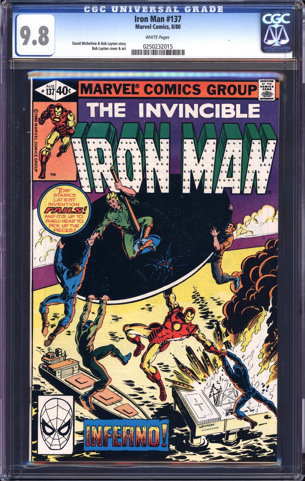 Iron Man #137 - CGC 9.8 Comic Book