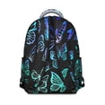 thumbnail image 3 of Butterfly Themed Fashion Backpack&nbsp;– College & Office Bag, Roomy & Organized, Water-Resistant, Comfort Fit Straps, 3 of 6