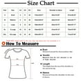 thumbnail image 3 of Fnooota Womens T Shirts, Gradient Print Casual Short Sleeve Crew Neck Summer Tops Blue Size M, 3 of 6