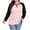 Womens Pullover Pink, variant on Womens Plus Size T-Shirts, Crewneck Tees for Women Fall Casual Loose Fit Oversized Color Patchwork Raglan Long Sleeve Shirts