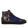 thumbnail image 2 of Alaska State Eagle High Top Canvas Shoes Sneakers Black Size 11.5, 2 of 7