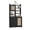 Black, variant on Anoncndin 71" Tall Pantry Cabinet with Adjustable Shelves, Microwave Stand, 3 Rattan Doors & Drawer – Farmhouse Buffet Storage for Dining or Living Room – White