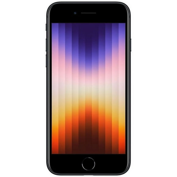 Restored Apple iPhone SE 3rd Gen A2595 Fully Unlocked 64GB Midnight Grade A