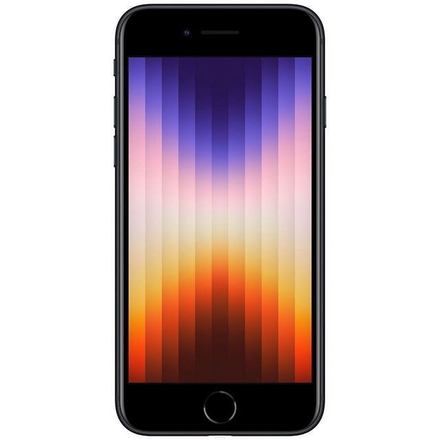 Refurbished Apple iPhone SE 3rd Gen A2595 Fully Unlocked 128GB Midnight Grade A