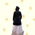 thumbnail image 3 of abrigo de niña, Maga boutique,talla8, color negro, una pieza, con boina, forro completo, detalle de moños,, 3 of 4