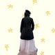 thumbnail image 3 of abrigo de niña, Maga boutique,talla8, color negro, una pieza, con boina, forro completo, detalle de moños,, 3 of 4