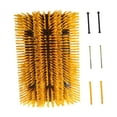 thumbnail image 4 of STARTIST Livestock Brush Convenient with Screw Kit Cattle Scratcher for Cow Sheep Elk yellow, 4 of 9